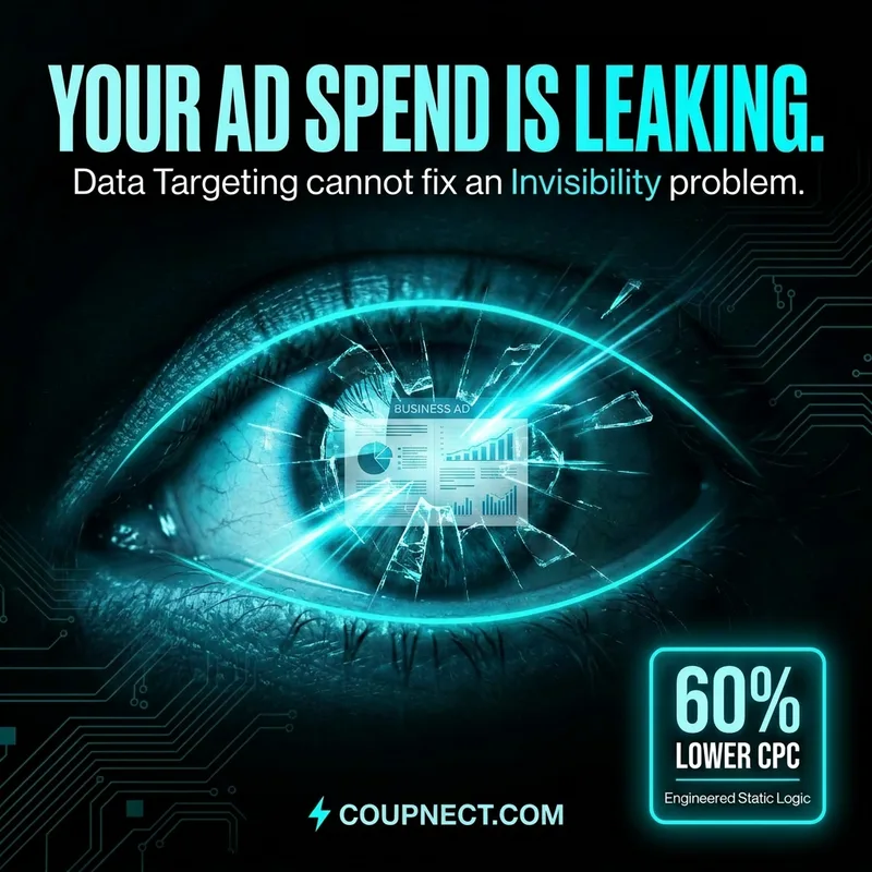 Your ad spend is leaking — 60% lower CPC with engineered static logic